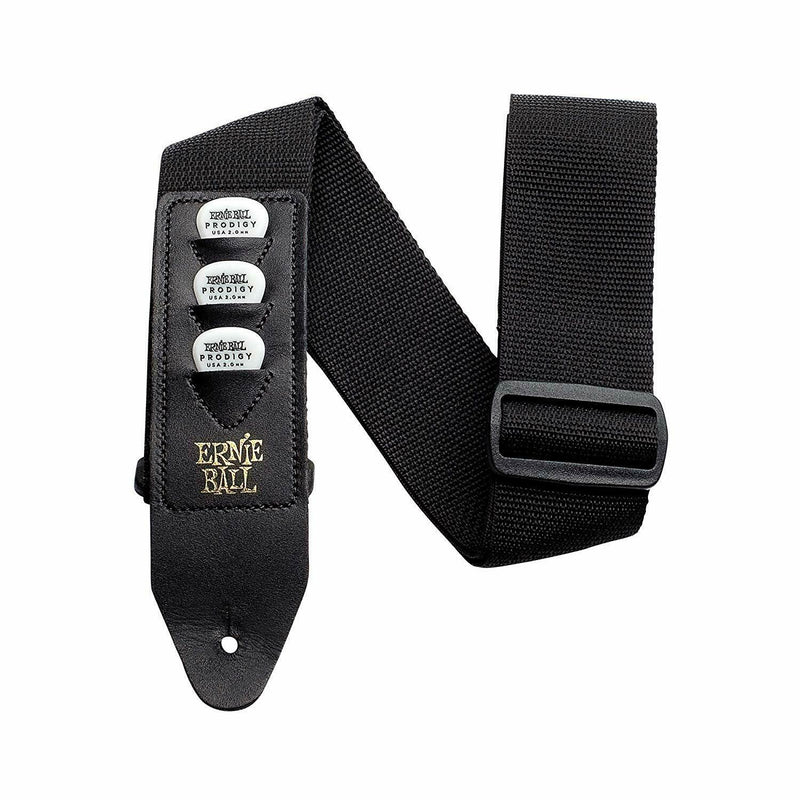 Guitar Strap By Ernie Ball. Holds up to 3 Guitar Picks P/N P04039