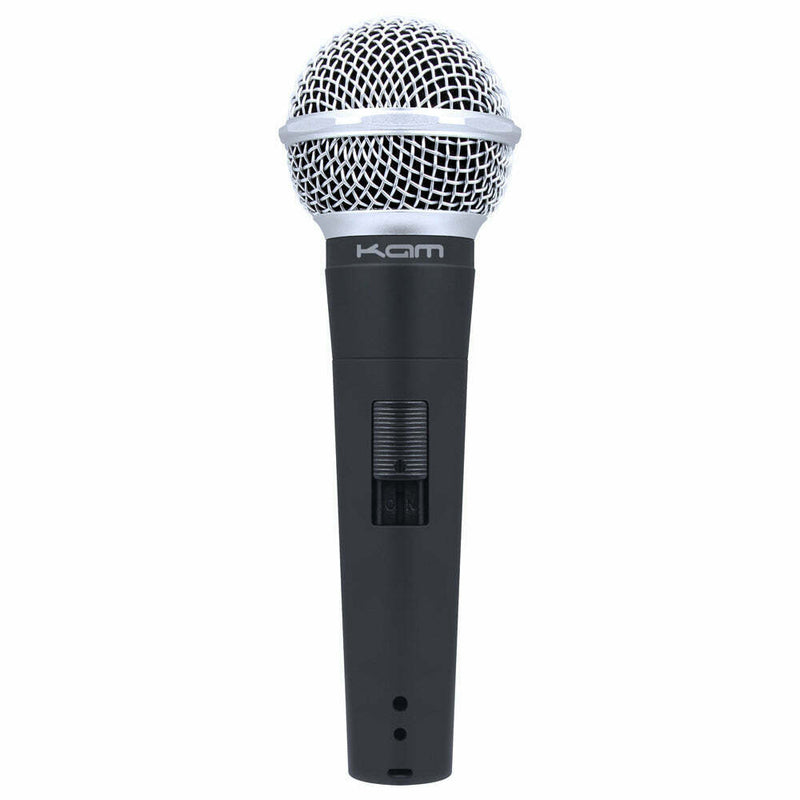 Kam KDM580 Vocalist Microphone, XLR-XLR Lead, On/Off Switch + Carry Case