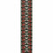 D'Addario Hootenanny 2 50mm Guitar Strap 50G01 Red, Black & Brown