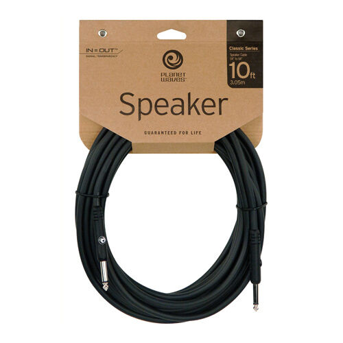 Speaker Lead 10' By D'Addario, Classic Series. PW-CSPK-10. Ideal Cab To Head