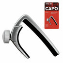 D'Addario NS Capo Pro.Silver Finish.For Acoustic & Electrics. P/No:- PW CP 02S