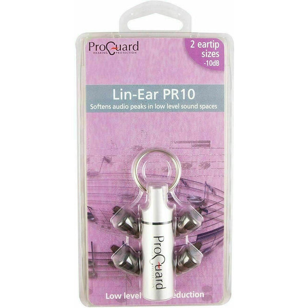 Ear Plugs By ProGuard Lin-Ear PR10 Ear Plug For Musicians, DJs & Concert-Goers.
