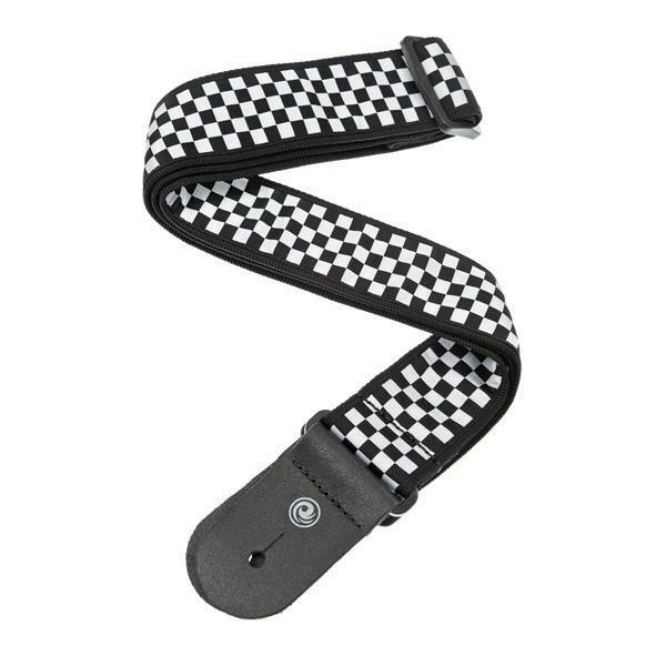 D'Addario West Coast Guitar Strap - Check Mate. P/No -50C02