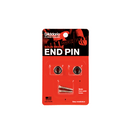 Guitar End Pins D'Addario PWEP202 Metal Guitar Strap Buttons in Chrome 1 Pair