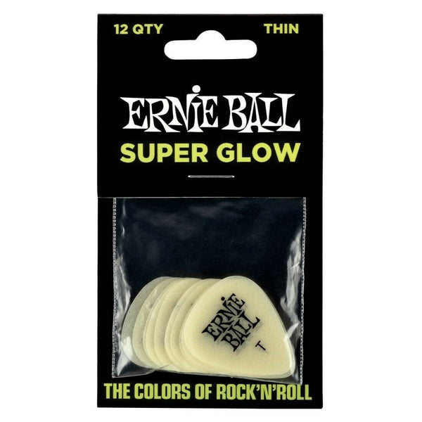 Ernie Ball 9224 Super Glow Picks Bag of 12 0.46mm