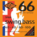 Rotosound SM66 Swing Bass Stainless Steel Roundwound Bass Guitar Strings 40-100