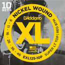 D'Addario EXL125 Pro Pack Electric Guitar Strings09-46.10 Sets At A Huge Saving!