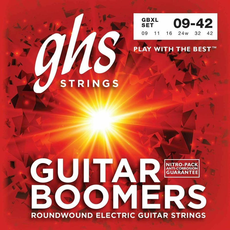GHS Boomers GBXL-6 Nickel Plated Steel Electric Guitar Strings 9-42 Extra Light