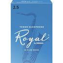 Royal by D'addario 2.5 Strength Reeds for Tenor Sax Pack of 10 RKB1025