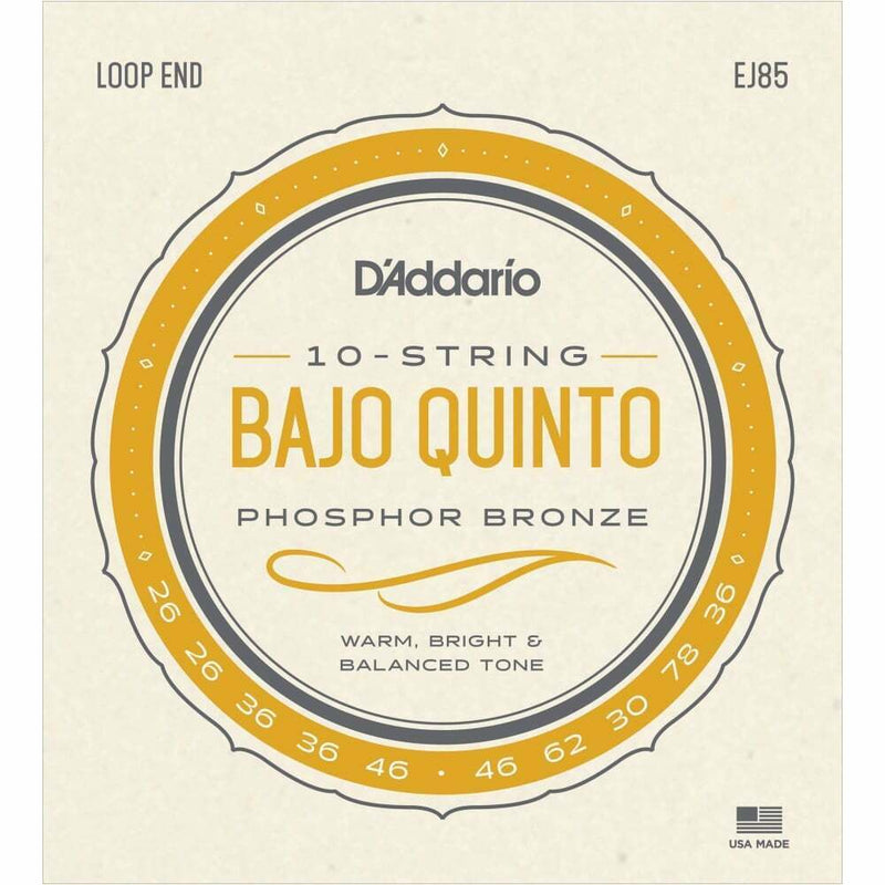 D'Addario EJ85 Bajo Quinto 10-String