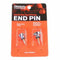 D'Addario PWREP202 Rotating Elliptical End Pins / Strap Lock set, Chrome