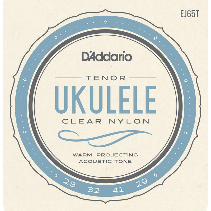 D'Addario EJ65T Tenor Pro-Arté Custom Extruded Nylon Ukulele Strings