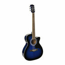 Richwood RA-12-CERS Artist Series Electro Acoustic Guitar - Blue Burst + Gig Bag