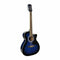 Richwood RA-12-CERS Artist Series Electro Acoustic Guitar - Blue Burst + Gig Bag