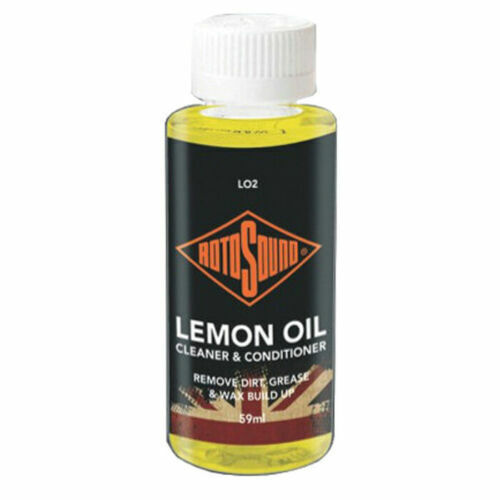 3 X Rotosound RT-RLO2 Lemon Oil. Natural Guitar Cleaner and Conditioner.