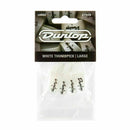 Dunlop 9003P Thumb pick, Large, White Plastic, 4 Pack