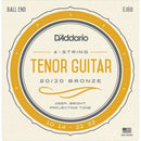 D'Addario EJ66 Tenor Guitar Strings.Plain Steel .010,.014 Bronze Wound .022,.032