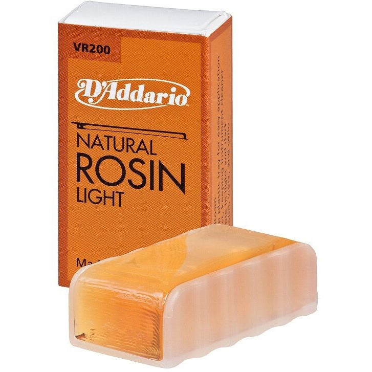 D'Addario VR200 Natural Rosin - Light. Designed and manufactured in the USA