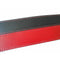 LeatherGraft Two Tone XL Black/Red Leather Guitar Strap 0191