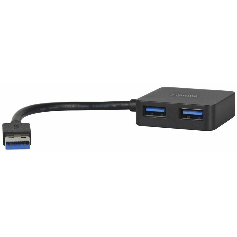 AV:Link 4 Port Super Speed USB 3.0 Hub Add Up To 4 Devices To Your Laptop