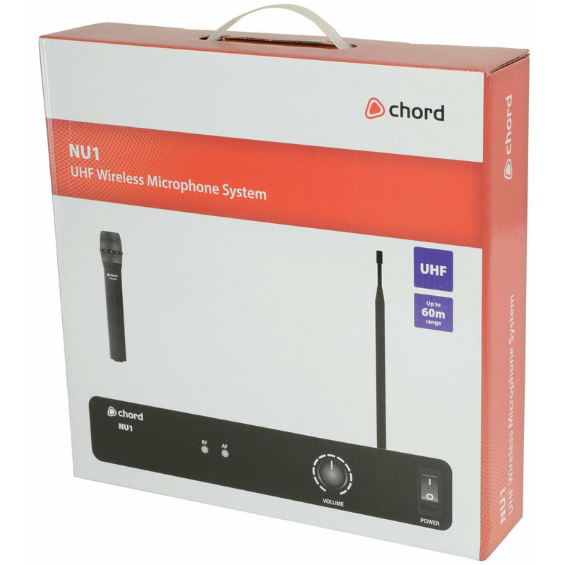 Wireless Microphone Chord NU1-H UHF Handheld System Licence free operation