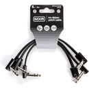 Jim Dunlop MXR Ribbon TRS Patch Cable 6 in|15 cm-3 Pack 1/4-Inch Right Angle (3)