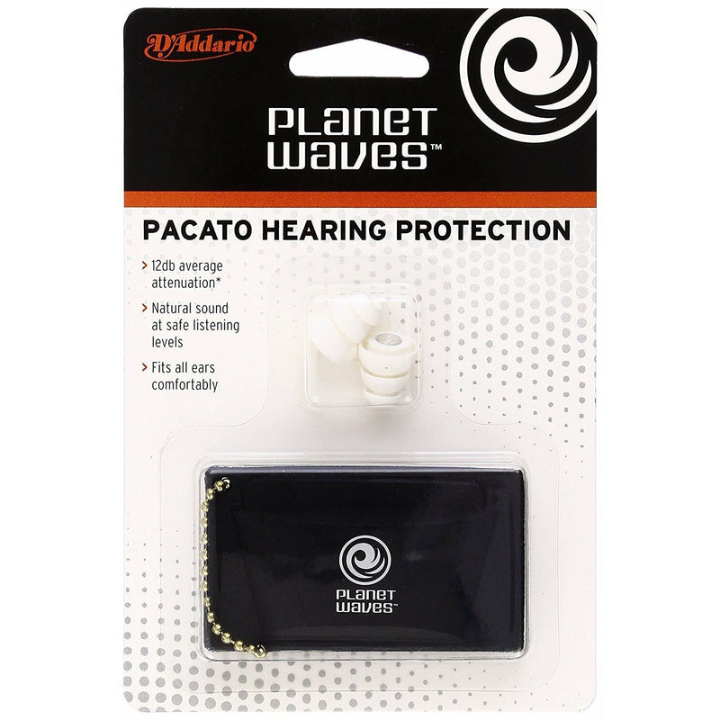 New Pair D'Addario Pacato Full Frequency Earplugs - Reusable Ear Plugs PWPEP1
