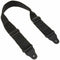 Guitar Strap Padded For Extra Support, 3" Wide, Black Nylon, D'Addario P/N74T000