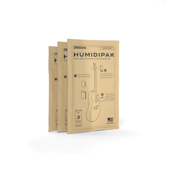 D'Addario Humidipak Refills x 3 - Guitar Humidity Control System.p/n: PW HPRP 03