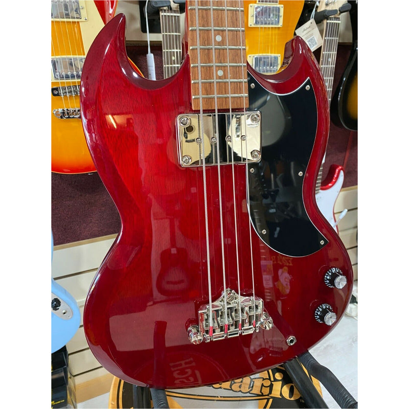 Epiphone EB-0 Bass, Cherry Finish + Bag