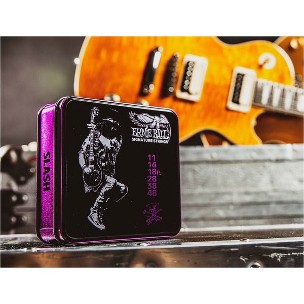 Slash Limited Edition Strings In Collectible Tin. Ernie Ball, Paradigm 11's x 3.