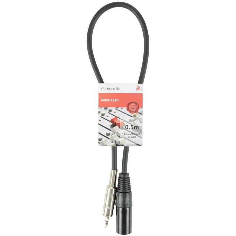 Classic 3.5mm TRS Jack to XLRM Lead