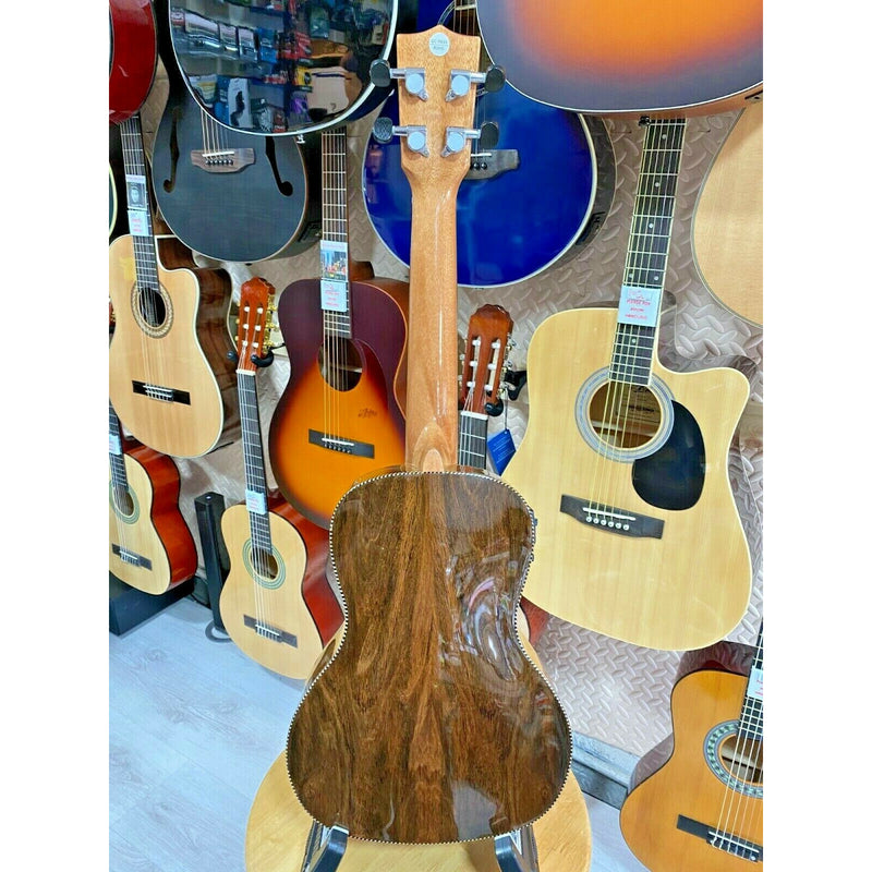 Blackwater 'Butterfly Wood' Electro Acoustic Concert Ukulele, Model: YWUK JM24EQ