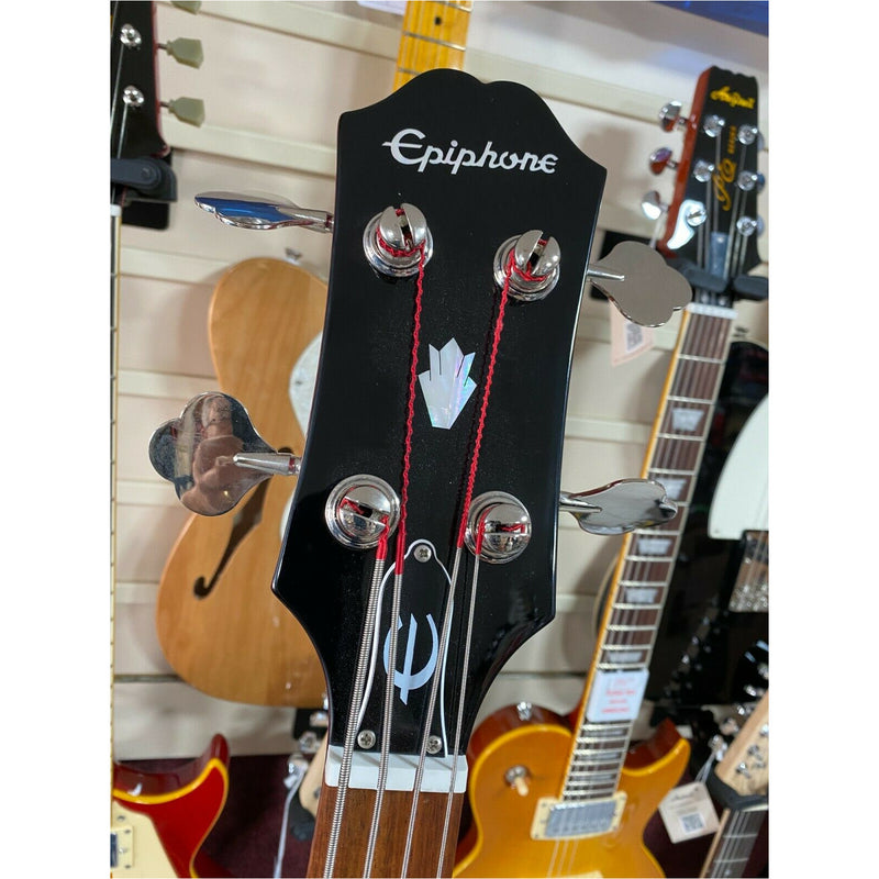 Epiphone EB-0 Bass, Cherry Finish + Bag