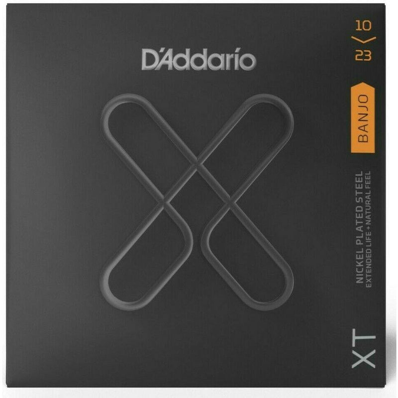 D'Addario XTJ1023  Nickel Plated Banjo Strings Medium 10-23