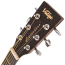 Acoustic Dreadnought Guitar By Vintage Paul Brett Statesboro' Whisky Sour