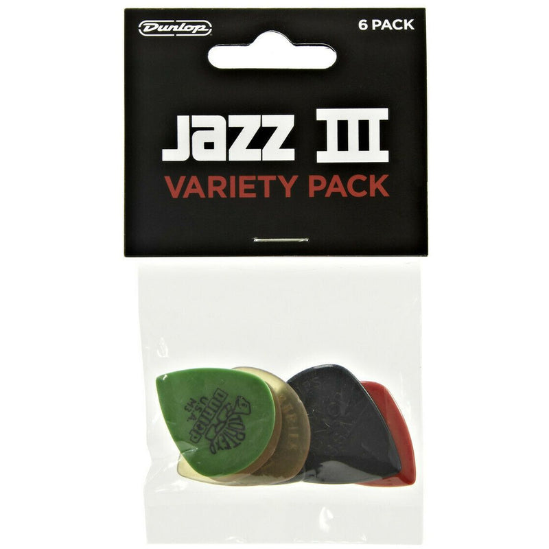 Dunlop Pick Variety Pack Jazz Versions Pack of 6JD-PVP103