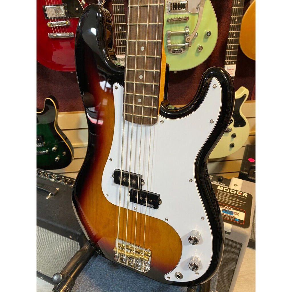 Vintage V4 ReIssued Bass ~ Sunset Sunburst, SKU: V4SB – Craigs Music Ltd