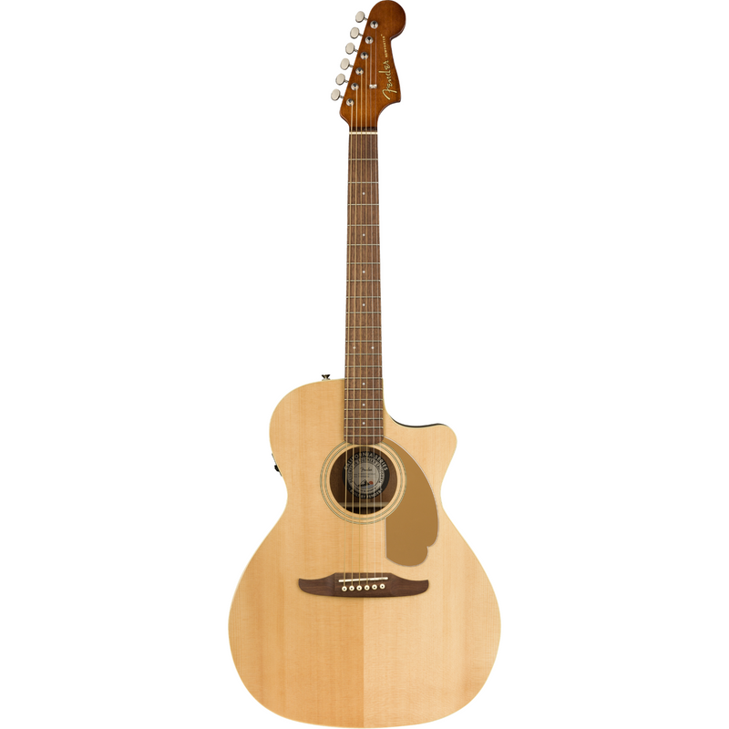 Electro Acoustic Guitar By Fender 'Newporter Player'  Natural Hi Gloss
