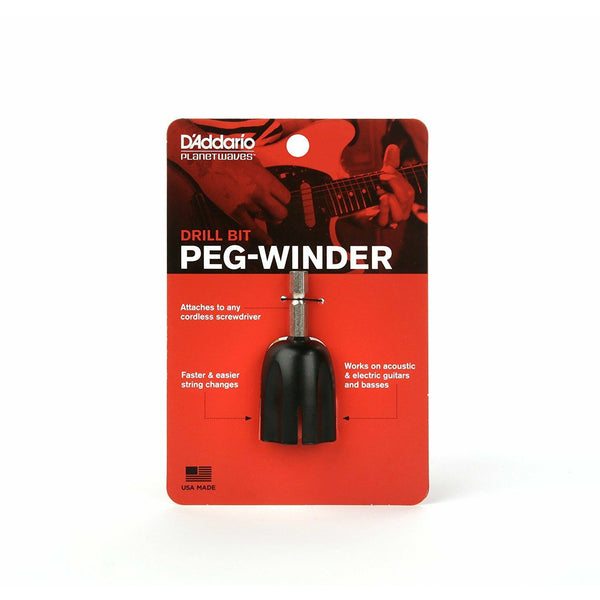 Drill Bit Peg Winder By D'Addario, PW-DBPW-01. Attach To Cordless Screw Drivers