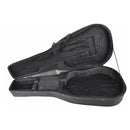 Acoustic Guitar Case, Rigid, Lightweight Form Fitted Cloth Covered + Back Strap