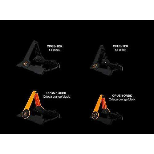 Meinl/Ortega Ukulele Stand. Foldable, Lightweight.P/N OPUS-1ORBK Orange & Black