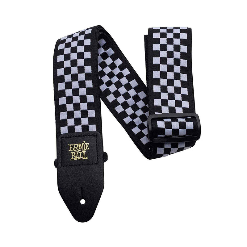 Guitar Strap By Ernie Ball. Checkered Guitar Strap P04149