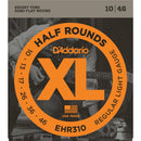 D'Addario EHR340 Half Rounds Stainless Steel Electric Guitar Strings 10-52