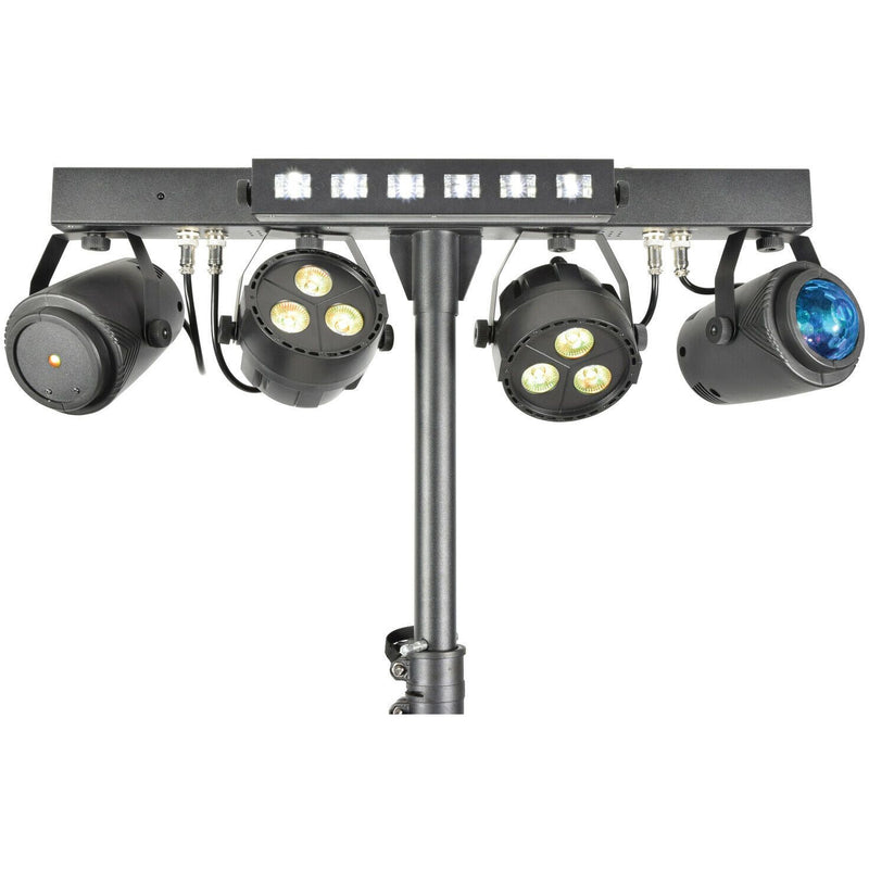 Qtx Stage Bar - LED PAR Bar With FX, Laser and UV/Strobe