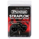 Strap Locks, Black Finish, Dual Design By Jim Dunlop. 1 Pair. P/N: JD-SLS1033BK