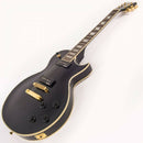 Vintage V100PBB Reissued Electric Guitar W90 Pickups, Gloss Black Finish