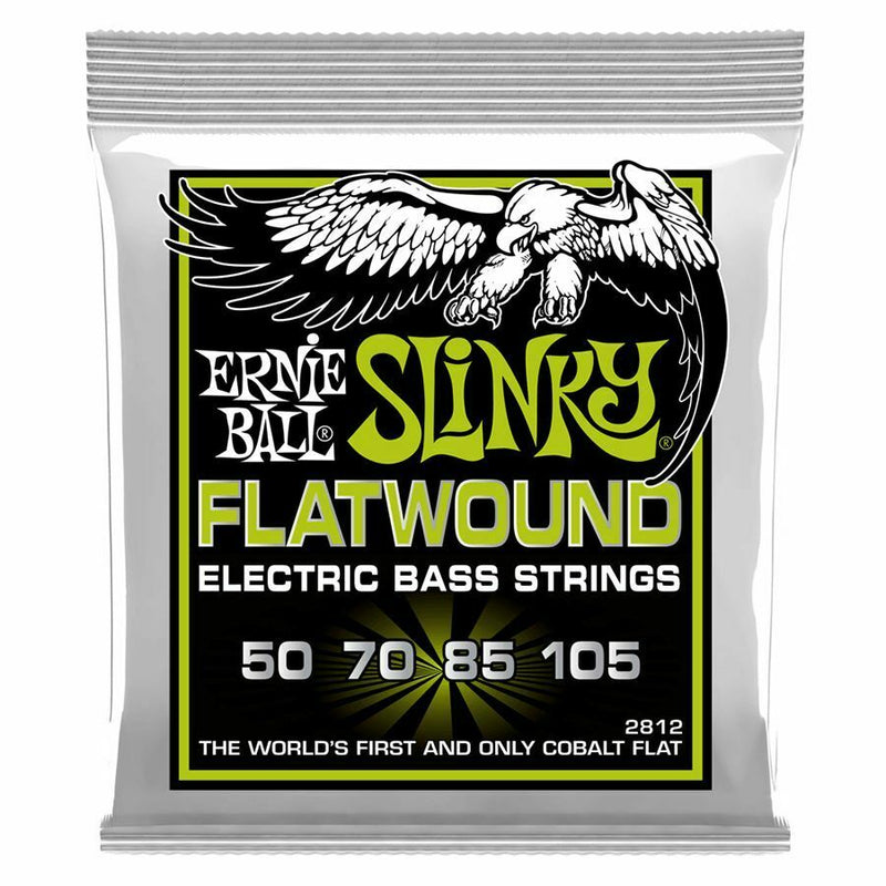 Ernie Ball Cobalt  Regular Slinky Flatwound Bass Strings 50-105 Long Scale p2812