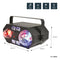 LED Moonflower QTX Tetra  + Ripple + Strobe/UV + Laser Effect Full DMX + Remote