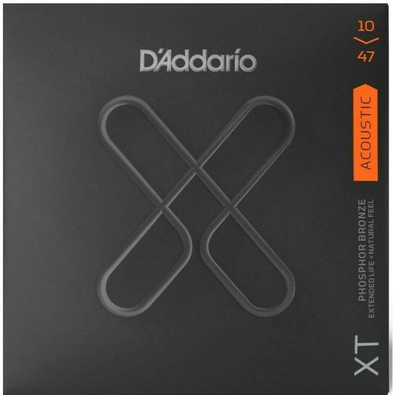 D'Addario XTAPB1047 Acoustic Guitar Strings, Phosphor Bronze Ex Light 10-47